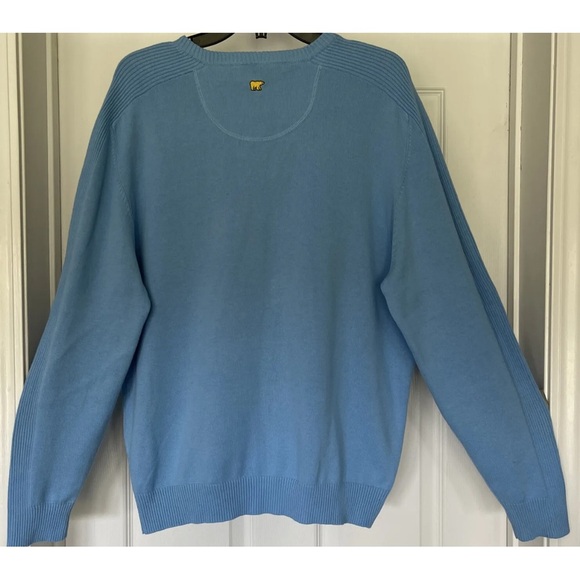 NWT Jack Nichlaus 100% Cotton V-Neck Sweater Pullover Size L - Picture 2 of 5